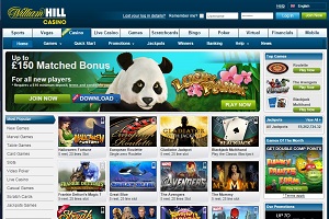 WilliamHill homepage