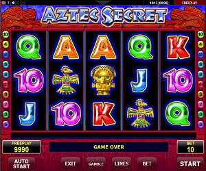 yako aztec secret slot machine